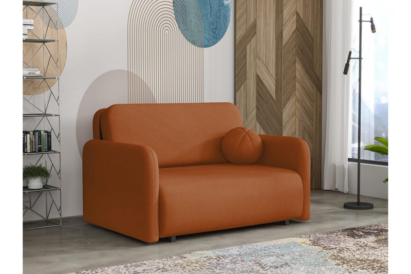 Ajmeri Sovesofa 2-seter - Oransje - Møbler - Sofaer - Sovesofaer