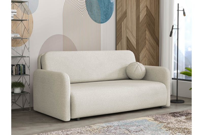 Ajmeri Sovesofa 3-seter i Bouclé, Beige