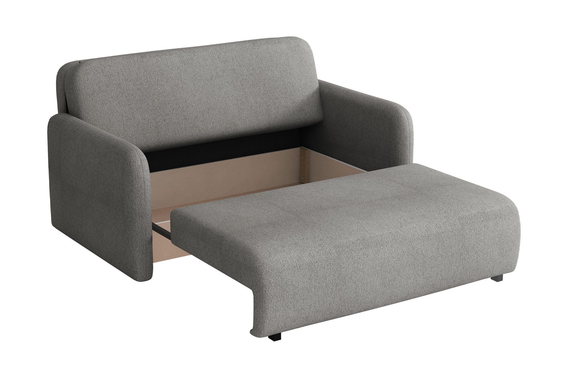 Ajmeri Sovesofa 3-seter i Bouclé - Hvit - Møbler - Sofaer - Sovesofaer