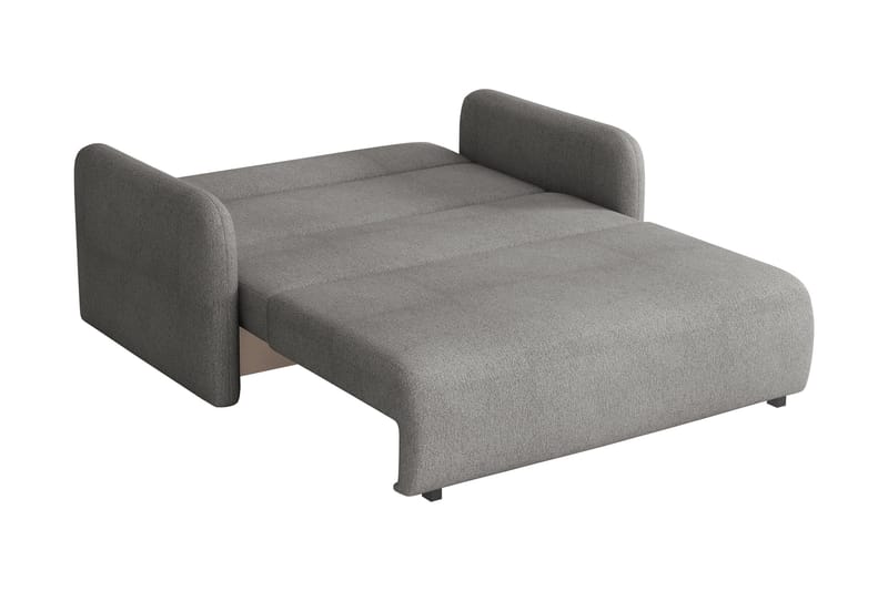 Ajmeri Sovesofa 3-seter i Plysj - Beige - Møbler - Sofaer - Sovesofaer
