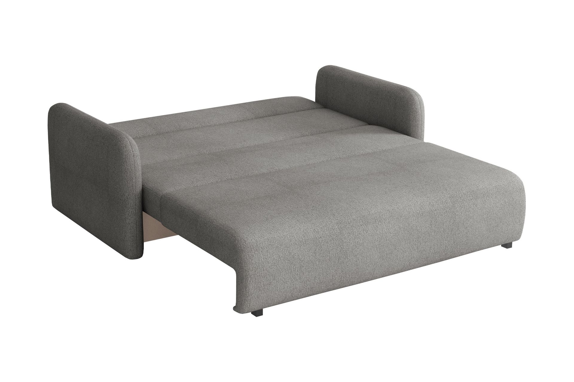 Ajmeri Sovesofa 3-seter i Plysj - Beige - Møbler - Sofaer - Sovesofaer