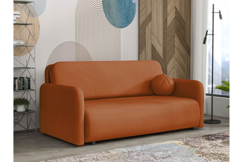 Ajmeri Sovesofa 3-seter - Oransje - Møbler - Sofaer - Sovesofaer