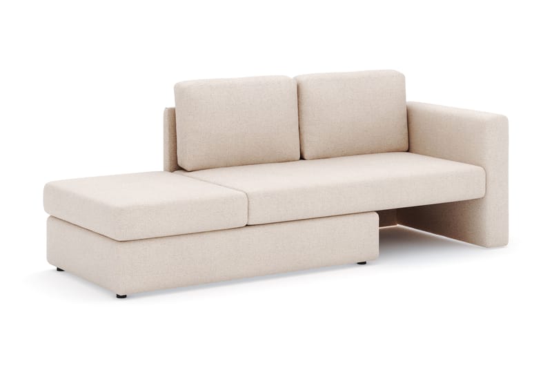 Alnaryd 2-3seters Sofa med Nedfellbar Armlene - Beige - Møbler - Sofaer - 2 seter sofa