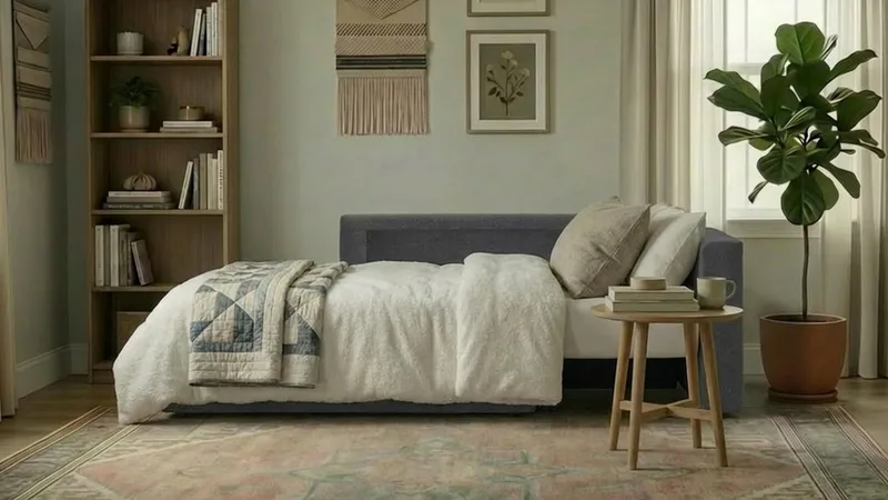 Alnaryd 2-3seters Sofa med Nedfellbar Armlene - Grå - Møbler - Sofaer - 2 seter sofa