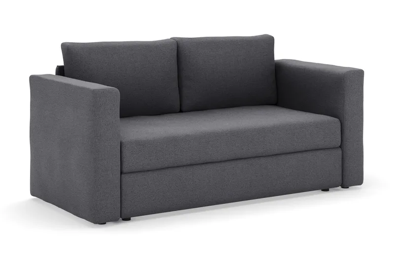 Alnaryd 2-3seters Sofa med Nedfellbar Armlene - Grå - Møbler - Sofaer - 2 seter sofa