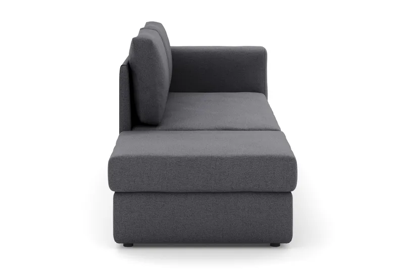 Alnaryd 2-3seters Sofa med Nedfellbar Armlene - Grå - Møbler - Sofaer - 2 seter sofa