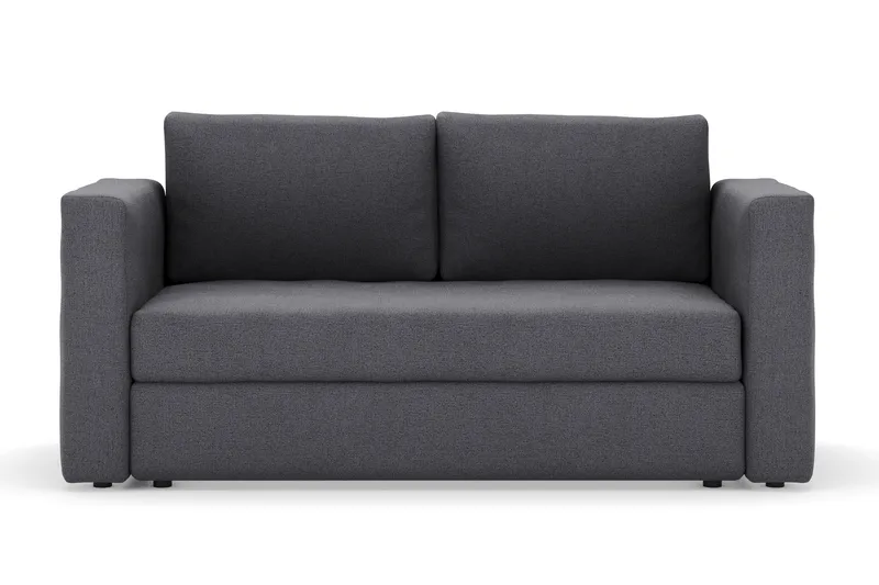 Alnaryd 2-3seters Sofa med Nedfellbar Armlene, Grå