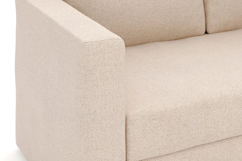 Alnaryd 2-3seters Sovesofa med Nedfellbar Armlene - Beige - Møbler - Sofaer - Sovesofaer