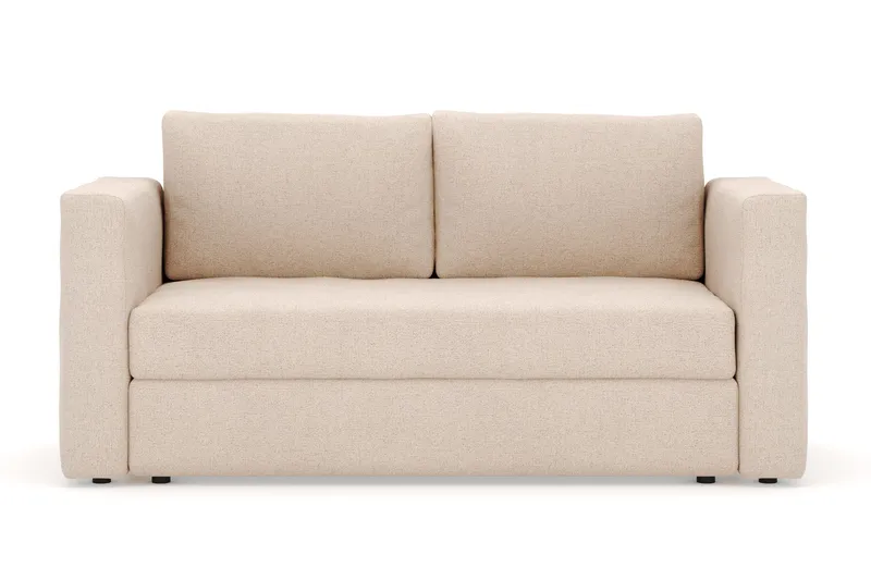 Alnaryd 2-3seters Sovesofa med Nedfellbar Armlene, Beige
