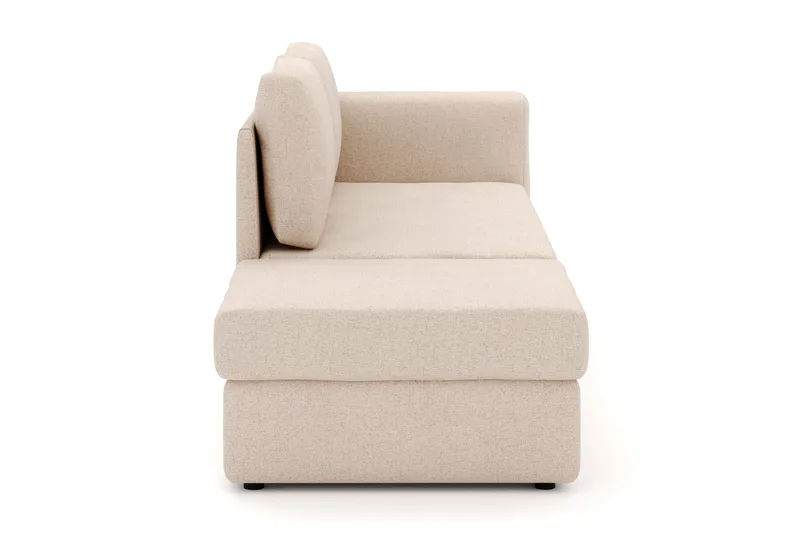Alnaryd 2-3seters Sovesofa med Nedfellbar Armlene - Beige - Møbler - Sofaer - Sovesofaer