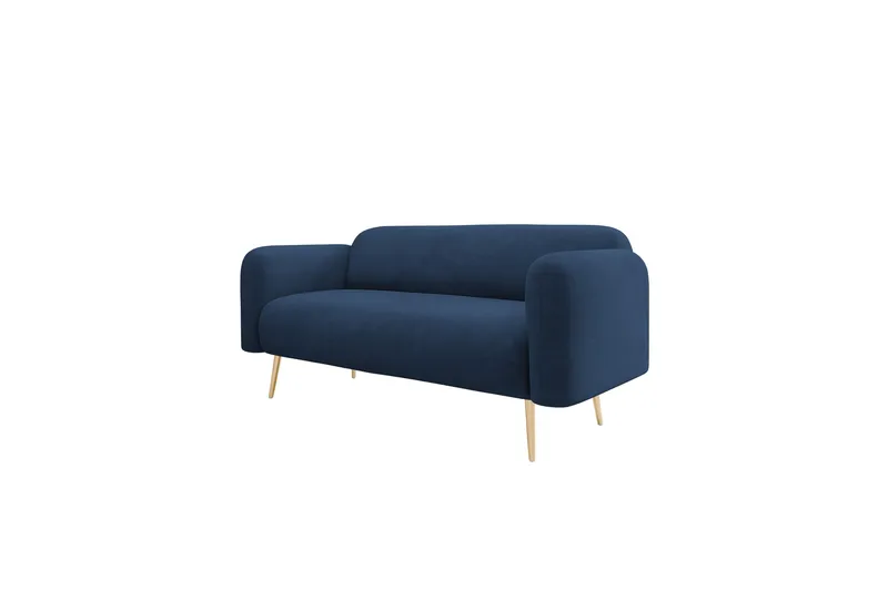 Alros Soffa 2-sits - Marineblå - Møbler - Sofaer - Fløyel sofaer