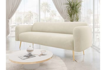 Alros Soffa 3-seter - Beige - Møbler - Sofaer - Fløyel sofaer