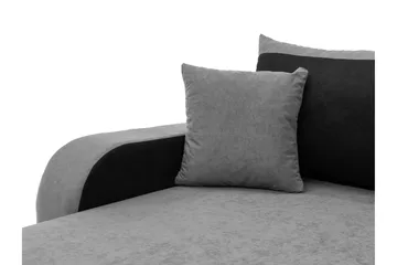 Alvared Sofa Dobbeldivan 4-seter - Svart - Møbler - Sofaer - Sovesofaer