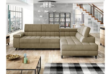 Amshyttan Sofa med Sjeselong 3-seter - Beige - Møbler - Sofaer - Sofa med sjeselong