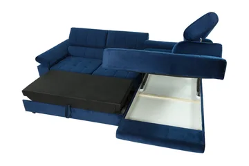 Amshyttan Sofa med Sjeselong 3-seter - Brun - Møbler - Sofaer - Sofa med sjeselong - 3 seters sofa med divan