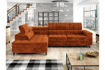 Amshyttan Sovesofa Med Sjeselong 3-Seter