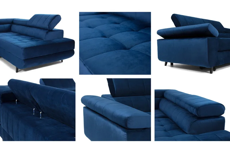 Amshyttan Sovesofa Med Sjeselong 3-Seter - Møbler - Sofaer - Sovesofaer