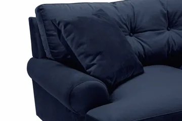 Andrew 2-seters Fløyelssofa - Blå - Møbler - Sofaer - Fløyel sofaer