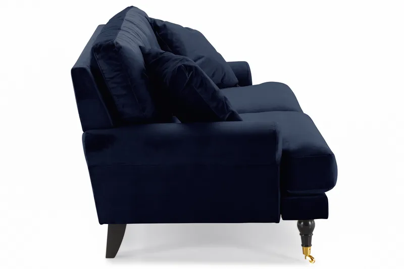 Andrew 2-seters Fløyelssofa - Blå - Møbler - Sofaer - Fløyel sofaer