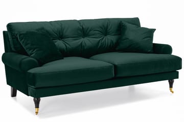 Andrew 2-seters Fløyelssofa - Grønn - Møbler - Sofaer - Fløyel sofaer