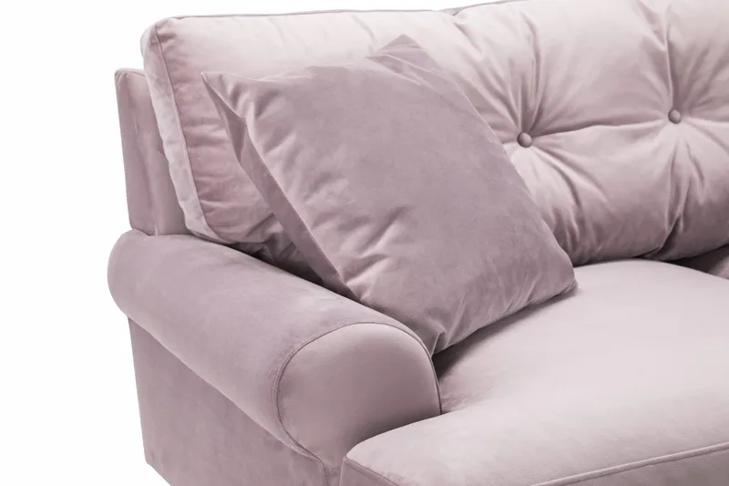 Andrew 2-seters Fløyelssofa - Lilla - Møbler - Sofaer - Fløyel sofaer