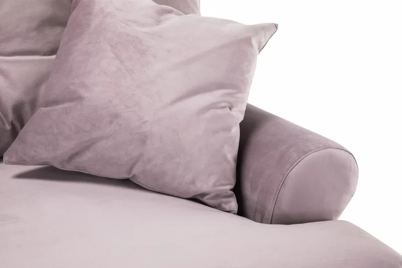 Andrew 2-seters Fløyelssofa - Lilla - Møbler - Sofaer - Fløyel sofaer
