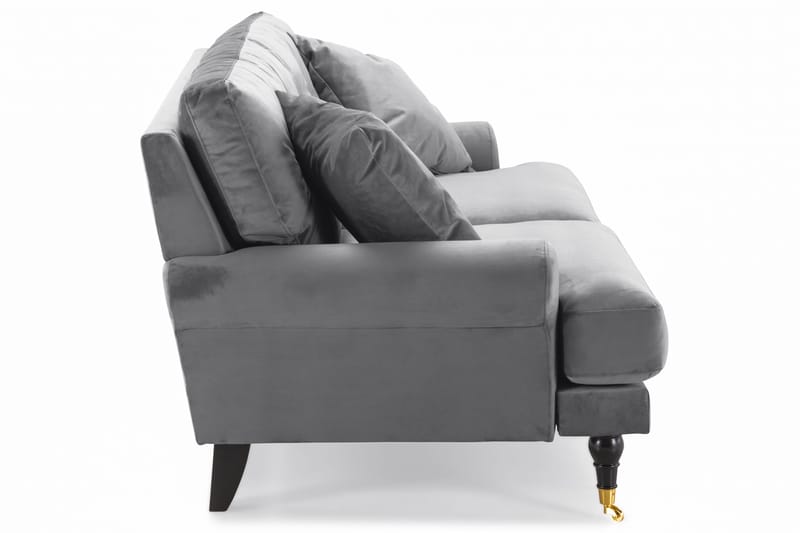 Andrew 2-seters Fløyelssofa - Lys grå - Møbler - Sofaer - Fløyel sofaer