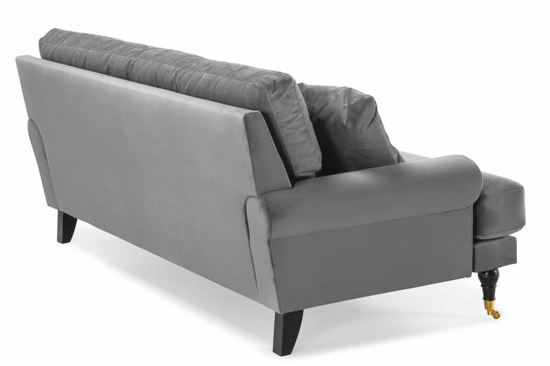 Andrew 2-seters Fløyelssofa - Lys grå - Møbler - Sofaer - Fløyel sofaer