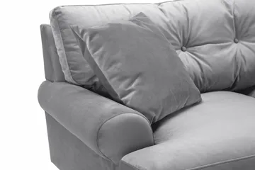 Andrew 2-seters Fløyelssofa - Lys grå - Møbler - Sofaer - Fløyel sofaer