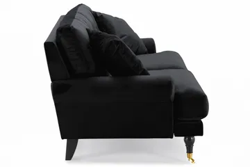 Andrew 2-seters Fløyelssofa - Svart - Møbler - Sofaer - Fløyel sofaer
