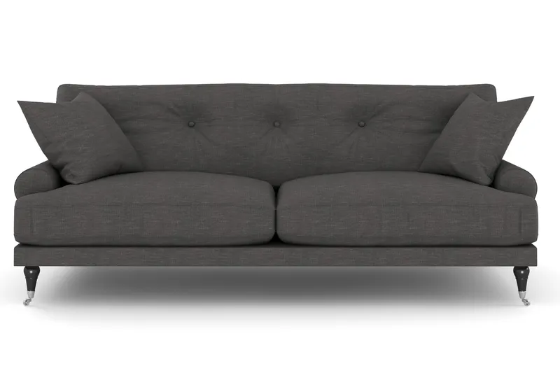 Andrew 2-seters Stoffsofa, Mørk grå