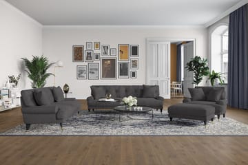 Andrew 2-seters Stoffsofa - Mørk grå - Møbler - Sofaer - 2 seter sofa