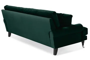 Andrew 3-seters Fløyelssofa - Grønn - Møbler - Sofaer - Fløyel sofaer