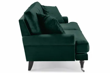 Andrew 3-seters Fløyelssofa - Grønn - Møbler - Sofaer - Fløyel sofaer