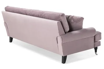 Andrew 3-seters Fløyelssofa - Lilla - Møbler - Sofaer - Fløyel sofaer
