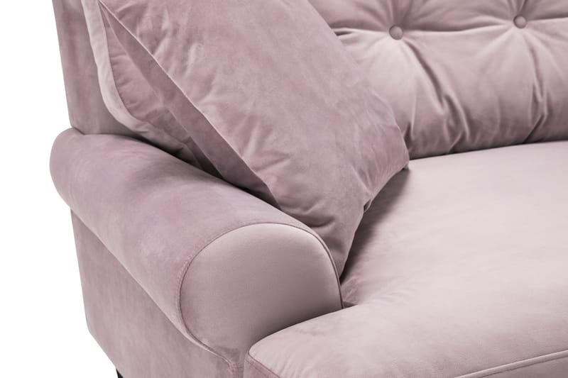 Andrew 3-seters Fløyelssofa - Lilla - Møbler - Sofaer - Fløyel sofaer