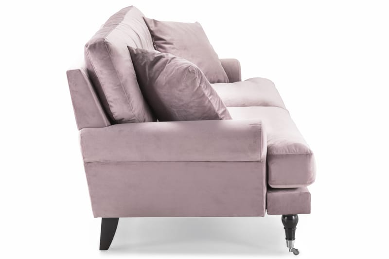 Andrew 3-seters Fløyelssofa - Lilla - Møbler - Sofaer - Fløyel sofaer
