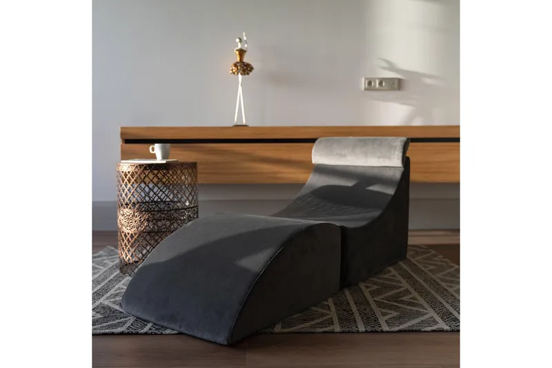 Antigua Daybed med Rygg 50 cm - Antrasitt - Møbler - Sofaer - Dagsenger