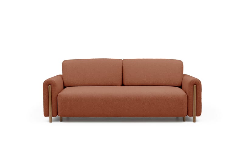 Arcadova 3-seter Sofa, Brun