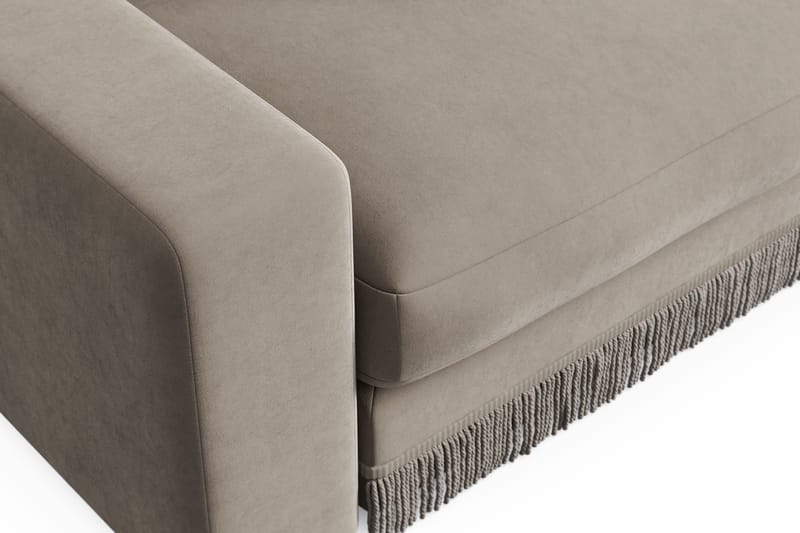 Arken Lyx 3-seter Dyp Sofa i fløyel - Beige - Møbler - Sofaer - Fløyel sofaer