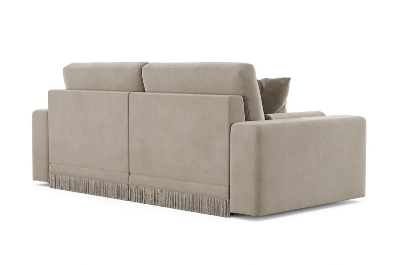 Arken Lyx 3-seter Dyp Sofa i fløyel - Beige - Møbler - Sofaer - Fløyel sofaer