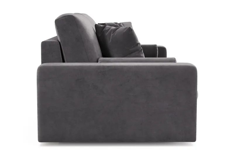 Arken Lyx 3-seter Dyp Sofa i fløyel - Mørkegrå - Møbler - Sofaer - Fløyel sofaer