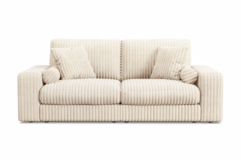 Arken Lyx 3-seter Dyp Sofa i Manchester - Beige - Møbler - Sofaer - Sofa 3 seter