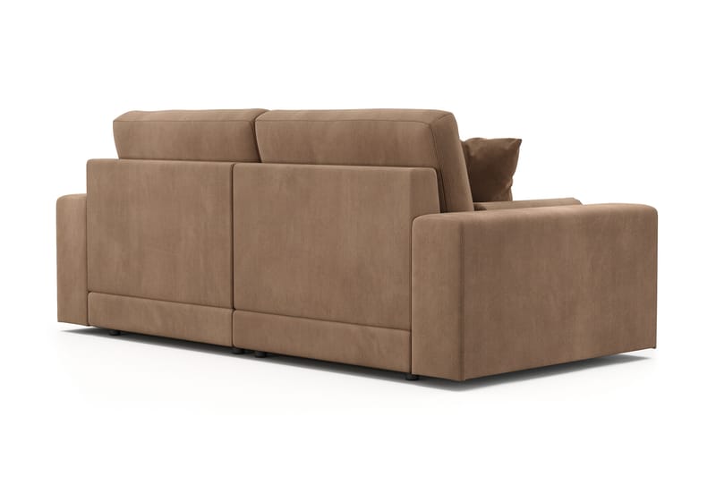 Arken Lyx 3-seter Dyp Sofa i Manchester - Brun - Møbler - Sofaer - Sofa 3 seter