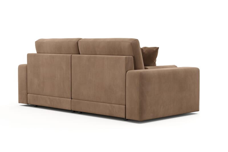 Arken Lyx 3-seter Dyp Sofa i Manchester - Brun - Møbler - Sofaer - Sofa 3 seter