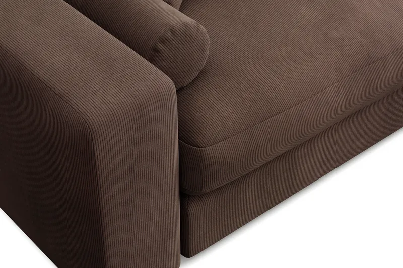 Arken Lyx 3-seter Dyp Sofa i Manchester - Brun - Møbler - Sofaer - Sofa 3 seter