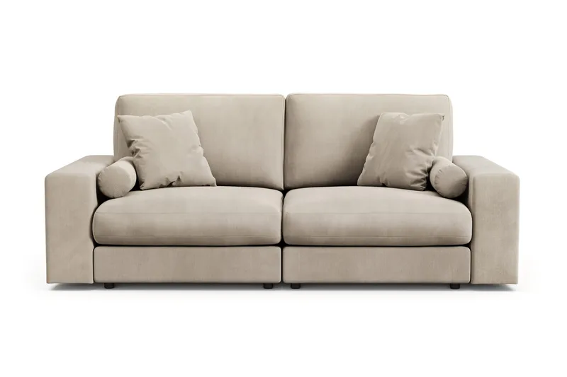 Arken Lyx 3-seter Dyp Sofa i Manchester - Greige - Møbler - Sofaer - Sofa 3 seter