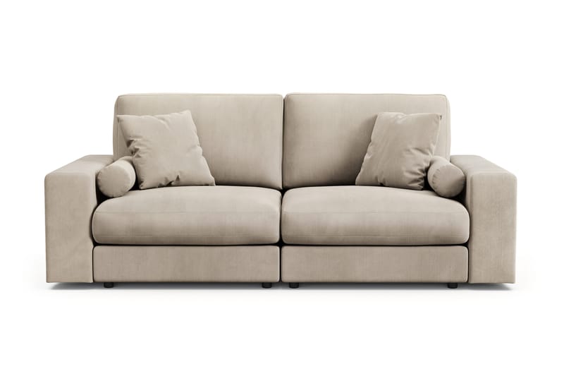 Arken Lyx 3-seter Dyp Sofa i Manchester - Greige - Møbler - Sofaer - Sofa 3 seter