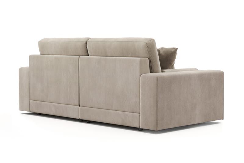 Arken Lyx 3-seter Dyp Sofa i Manchester - Greige - Møbler - Sofaer - Sofa 3 seter