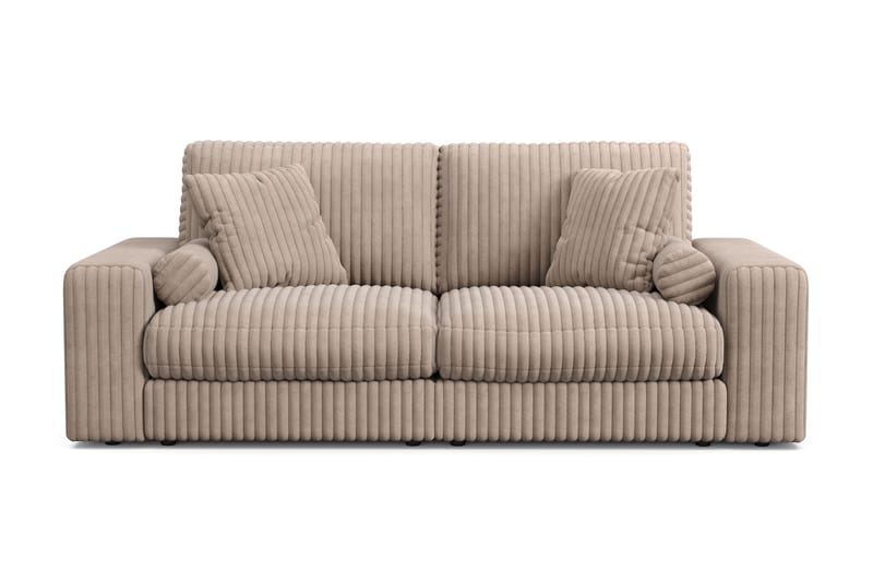 Arken Lyx 3-seter Dyp Sofa i Manchester - Greige - Møbler - Sofaer - Sofa 3 seter